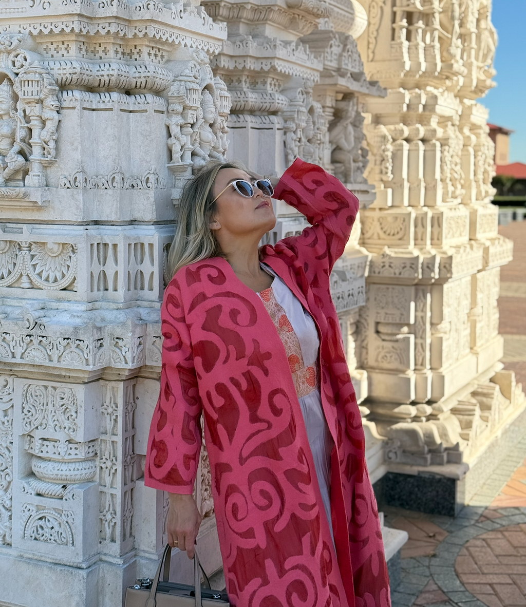 Silk / Wool Long Coat
