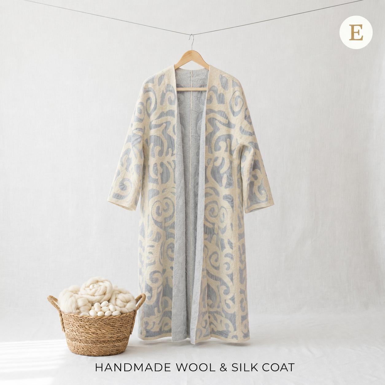 Silk / Wool Long Coat