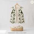 Short Vest Silk / Wool