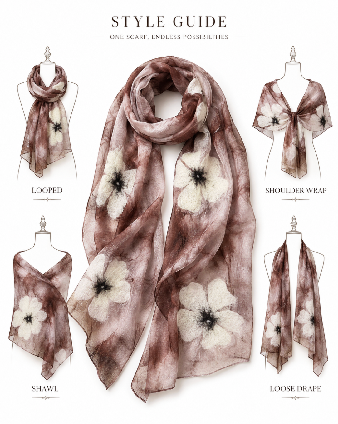 Scarves Silk / Wool
